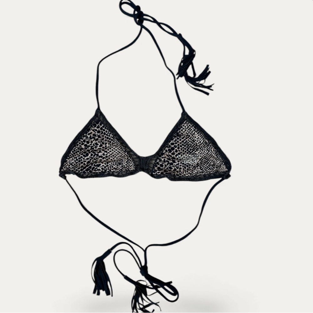 ACACIA Swimwear Andy Black Bikini Top